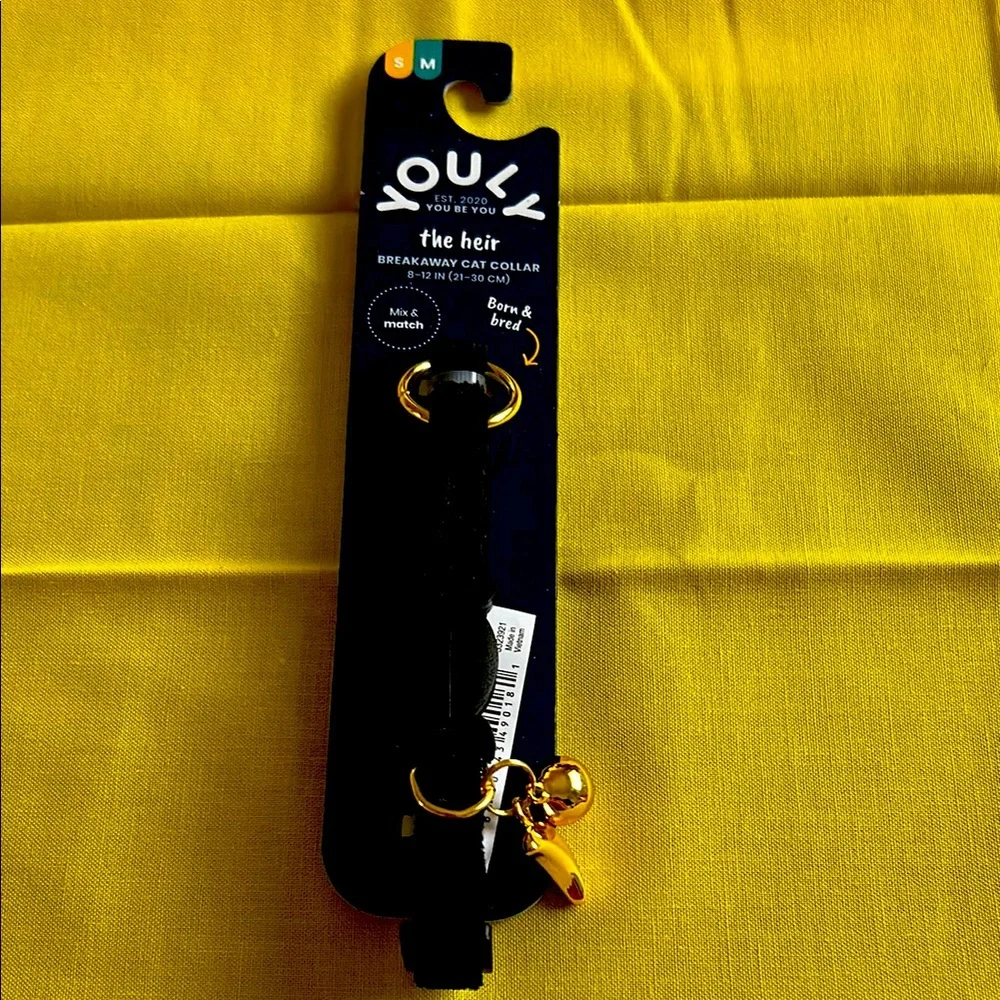Youly the heir Dream Black Velvet Cat Collar (S/M)